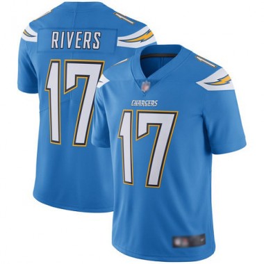 Los Angeles Chargers NFL Football Philip Rivers Electric Blue Jersey Men Limited 17 Alternate Vapor Untouchable